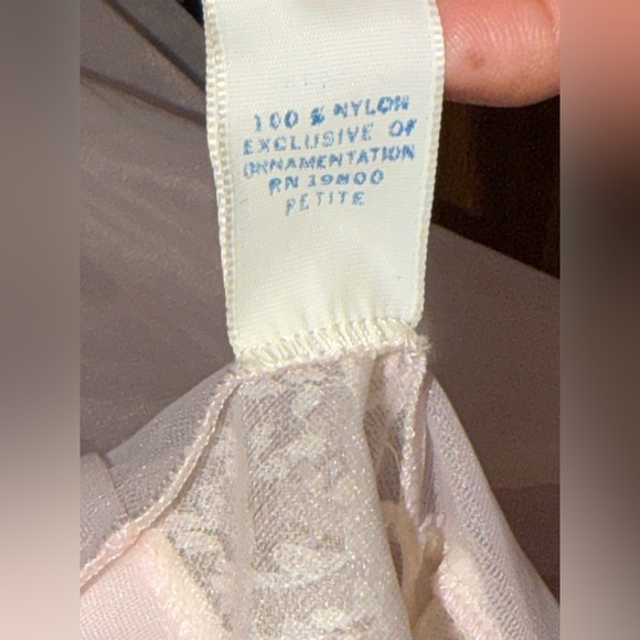Vintage 60s Radcliffe Lingerie Cream Chiffon Peignoir  Robe Petite - Picture 5 of 10